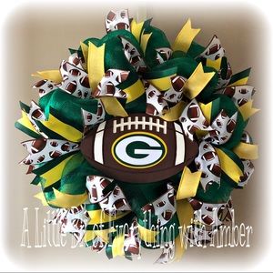 Packers wreath for Martha